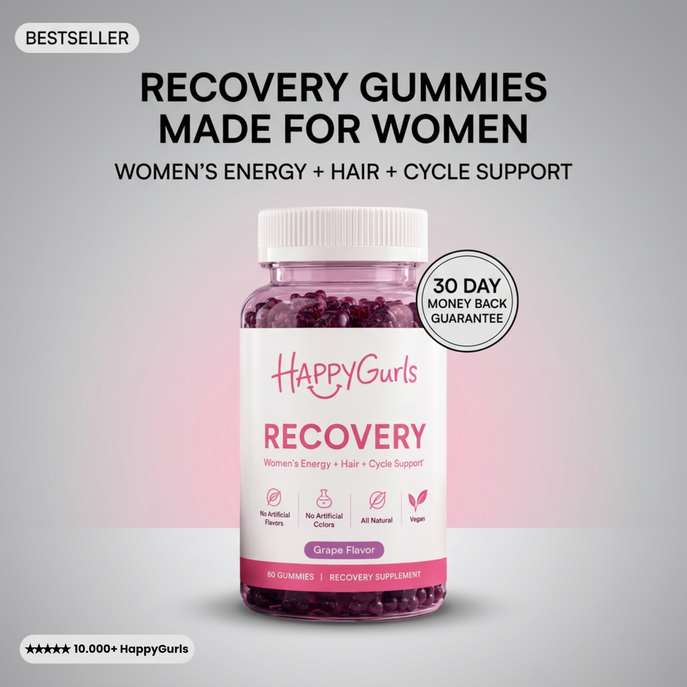 HappyGurls Recovery Gummies